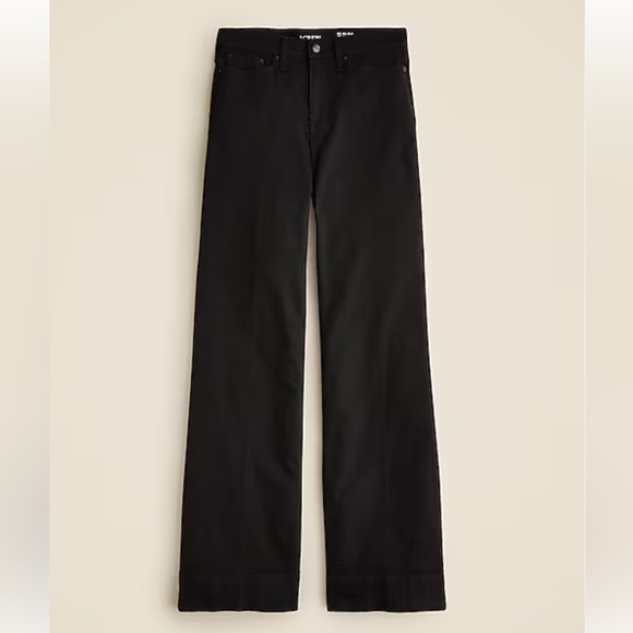 J. Crew denim trouser in 1996 semi-stretch black size 28 CC557 - Picture 4 of 11